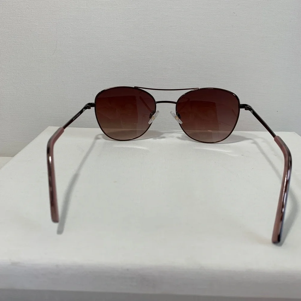 New copper and pink aviator sunglasses